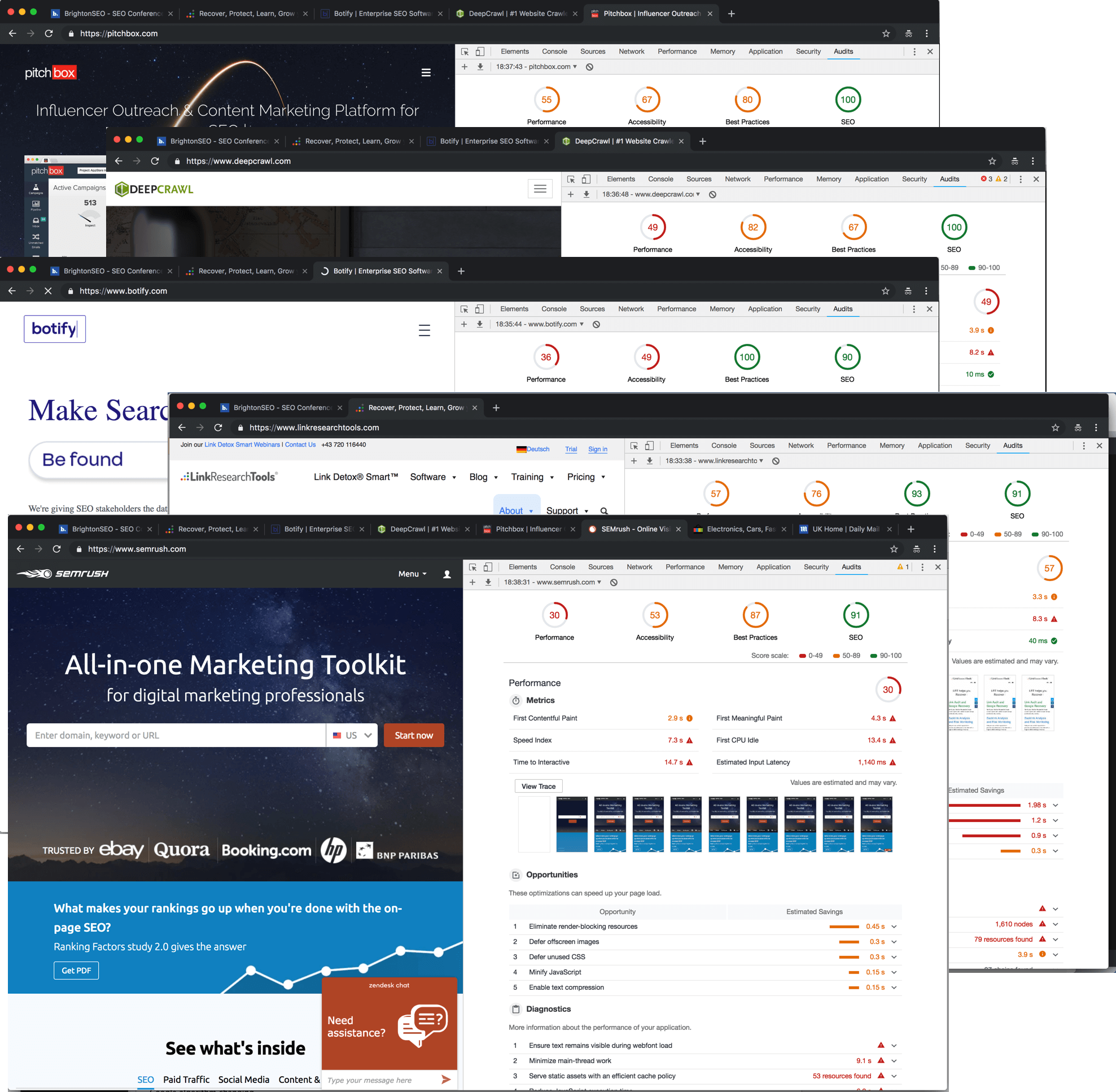 Score low in Lighthouse