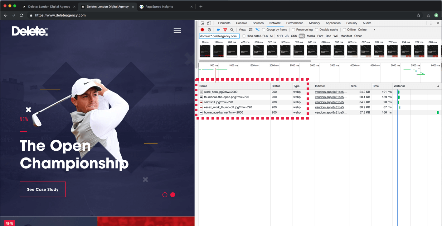 Lighthouse in Chrome DevTools